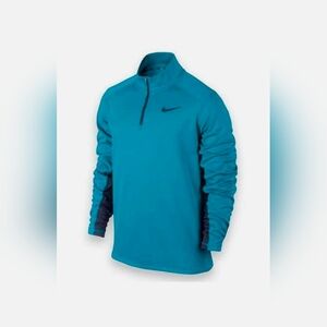 Nike Men's XL Blue Quarter-Zip Jacket